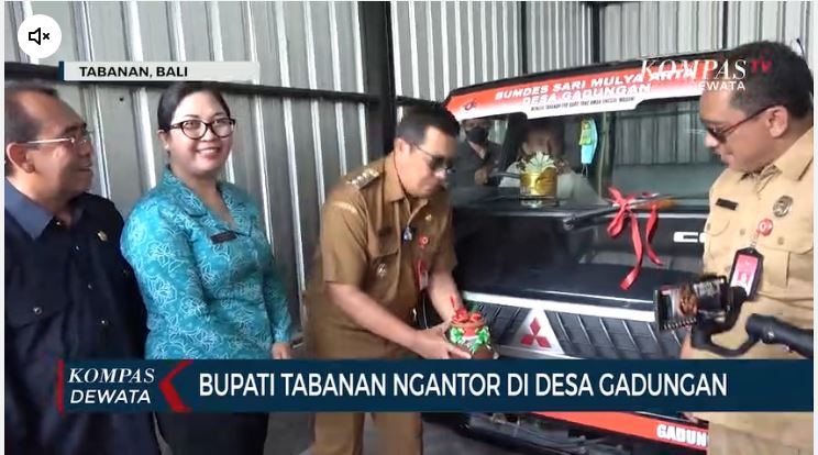 Bupati Tabanan Ngantor Di Desa Gadungan